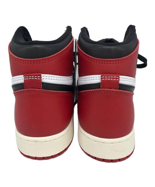 NIKE（ナイキ）NIKE (ナイキ) ハイカットスニーカー ホワイト×ブラック×レッド サイズ:24.5㎝ 未使用品の古着・服飾アイテム