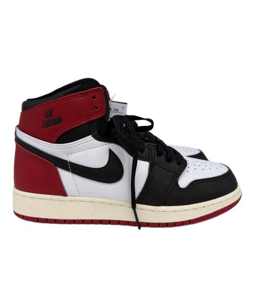 NIKE（ナイキ）NIKE (ナイキ) ハイカットスニーカー ホワイト×ブラック×レッド サイズ:24.5㎝ 未使用品の古着・服飾アイテム