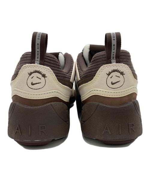 NIKE（ナイキ）NIKE (ナイキ) TRAVIS SCOTT (トラヴィススコット) スニーカー ホワイト×ブラウン×スカイブルー サイズ:27 未使用品の古着・服飾アイテム