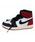 NIKE (ナイキ) ハイカットスニーカー ホワイト×ブラック×レッド サイズ:27cm 未使用品：13000円