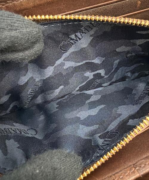 CIMABUE（チマブエ）CIMABUE (チマブエ) ラウンドファスナー財布 ブラウンの古着・服飾アイテム