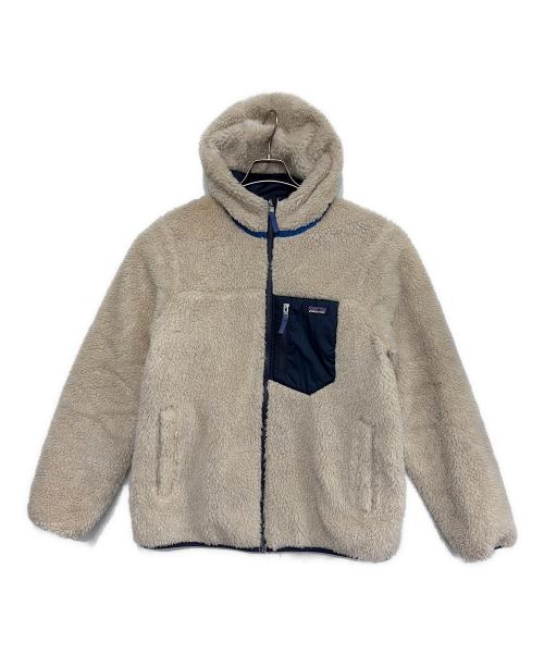 Patagonia CAPILENE（パタゴニアキャプリーン）Patagonia CAPILENE (パタゴニアキャプリーン) リバーシブルレディフーディ ベージュ サイズ:XXLの古着・服飾アイテム
