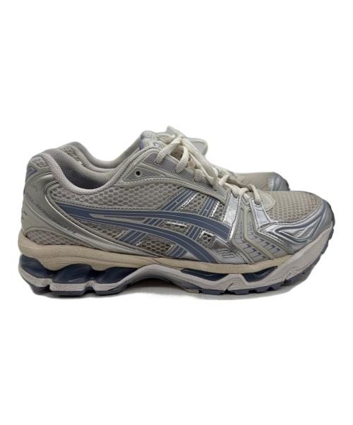 asics（アシックス）asics (アシックス) ローカットスニーカー ホワイト×ブルー サイズ:26.5cmの古着・服飾アイテム