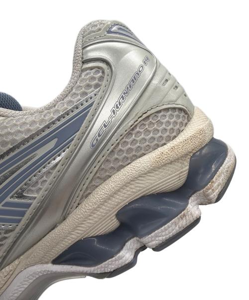 asics（アシックス）asics (アシックス) ローカットスニーカー ホワイト×ブルー サイズ:26.5cmの古着・服飾アイテム