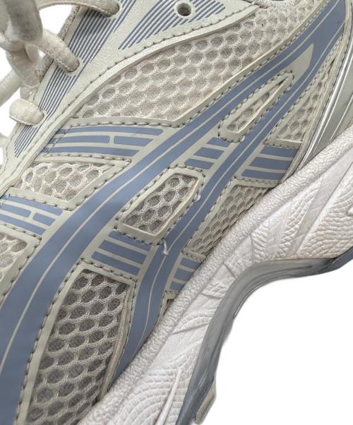 asics（アシックス）asics (アシックス) ローカットスニーカー ホワイト×ブルー サイズ:26.5cmの古着・服飾アイテム