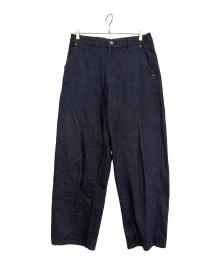 BLUETOWN  TOKYO（ブルータウントウキョウ）の古着「ストレートデニムパンツ」｜インディゴ