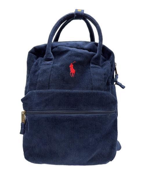 POLO RALPH LAUREN（ポロ・ラルフローレン）POLO RALPH LAUREN (ポロ・ラルフローレン) リュック ネイビーの古着・服飾アイテム
