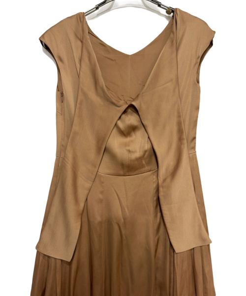 BEAUTY&YOUTH（ビューティーアンドユース）BEAUTY&YOUTH (ビューティーアンドユース) 半袖ワンピース ベージュ サイズ:Sの古着・服飾アイテム
