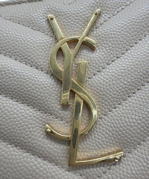 Saint Laurent Paris（サンローランパリ）Saint Laurent Paris (サンローランパリ) 長財布 ベージュの古着・服飾アイテム