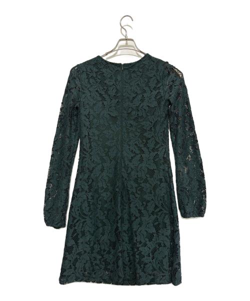 LAUREN RALPH LAUREN（ローレン ラルフ ローレン）LAUREN RALPH LAUREN (ローレン ラルフ ローレン) 長袖ワンピース グリーン サイズ:00の古着・服飾アイテム
