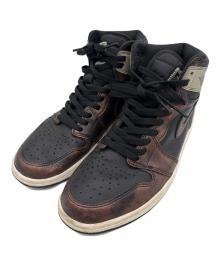 NIKE.（ナイキ）の古着「ローカットスニーカー」｜ブラック×ブラウン