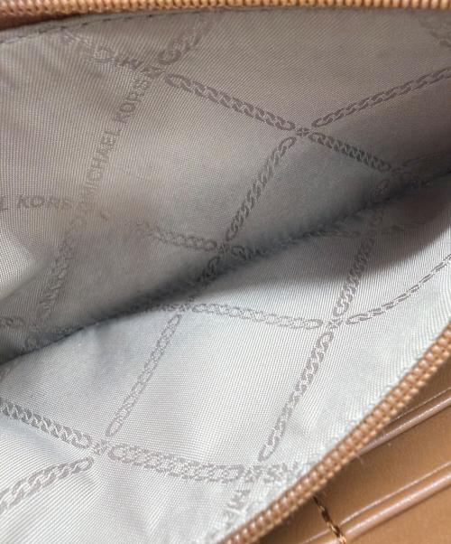 MICHAEL KORS（マイケルコース）MICHAEL KORS (マイケルコース) 長財布 アイボリー×ブラウンの古着・服飾アイテム