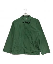 DESCENTE（デサント）の古着「コーチシャツジャケット」｜グリーン