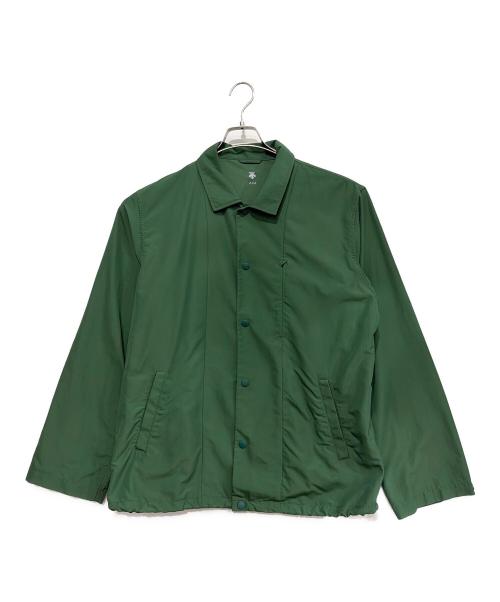 DESCENTE（デサント）DESCENTE (デサント) コーチシャツジャケット グリーンの古着・服飾アイテム