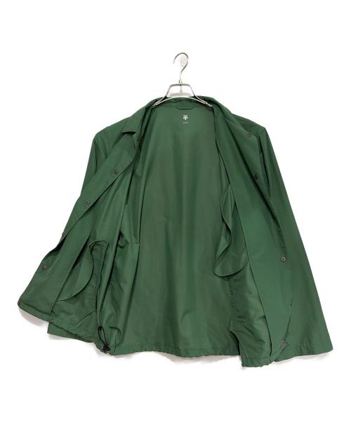 DESCENTE（デサント）DESCENTE (デサント) コーチシャツジャケット グリーンの古着・服飾アイテム