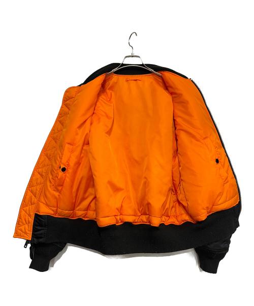 ALPHA（アルファ）ALPHA (アルファ) MA-1ジャケット ブラック サイズ:Mの古着・服飾アイテム