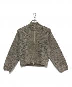 Sea Room lynnシールームリン）の古着「NEP MIX ZIP BLOUSON」｜ホワイト×ブラック