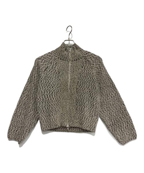 Sea Room lynn（シールームリン）Sea Room Lynn (シールームリン) NEP MIX ZIP BLOUSON ホワイト×ブラック サイズ:freeの古着・服飾アイテム
