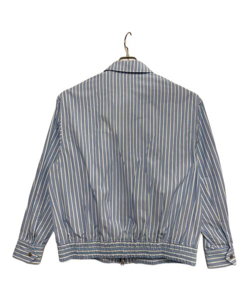 Sea Room lynn（シールームリン）Sea Room Lynn (シールームリン) ストライプハリントンジャケット ブルー サイズ:freeの古着・服飾アイテム