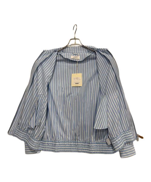 Sea Room lynn（シールームリン）Sea Room Lynn (シールームリン) ストライプハリントンジャケット ブルー サイズ:freeの古着・服飾アイテム