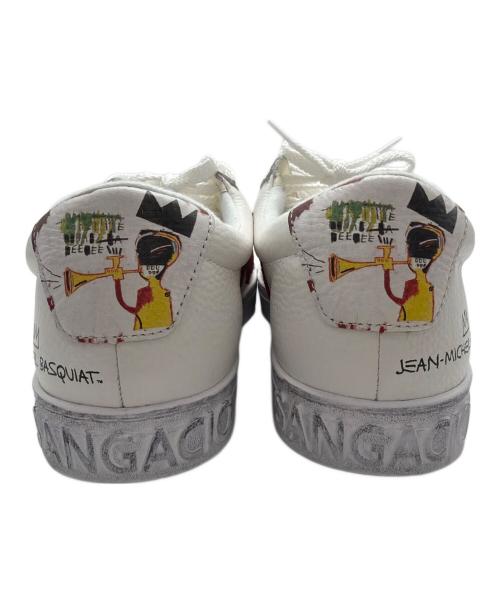 Sangacio（サンガッチョ）SANGACIO (サンガッチョ) BASQUIAT (バスキア) ローカットスニーカー ホワイト サイズ:26.5cmの古着・服飾アイテム