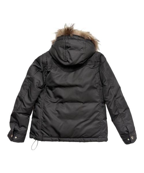 BLACK LABEL CRESTBRIDGE（ブラックレーベル クレストブリッジ）BLACK LABEL CRESTBRIDGE (ブラックレーベル クレストブリッジ) 2WAYダウンジャケット ブラック サイズ:XLの古着・服飾アイテム