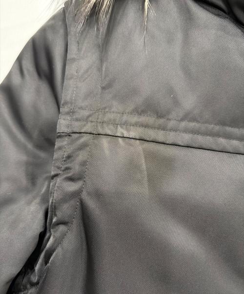 BLACK LABEL CRESTBRIDGE（ブラックレーベル クレストブリッジ）BLACK LABEL CRESTBRIDGE (ブラックレーベル クレストブリッジ) 2WAYダウンジャケット ブラック サイズ:XLの古着・服飾アイテム
