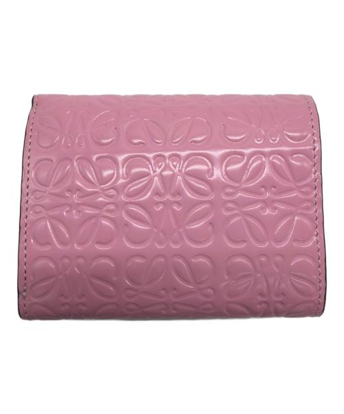 LOEWE（ロエベ）LOEWE (ロエベ) 3つ折り財布 ピンクの古着・服飾アイテム