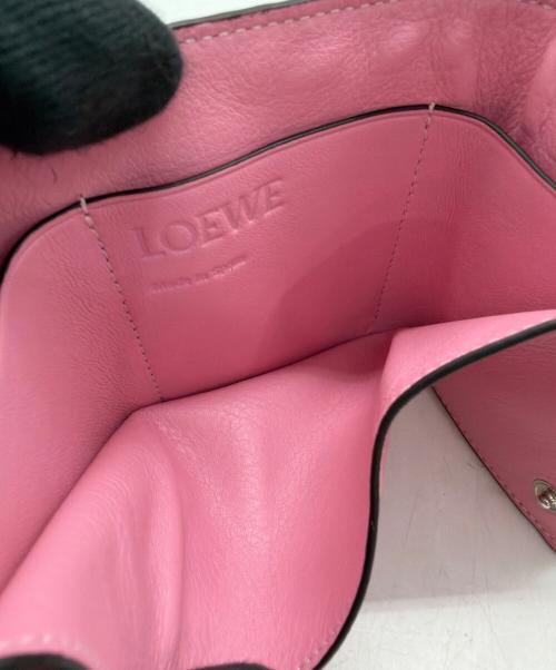 LOEWE（ロエベ）LOEWE (ロエベ) 3つ折り財布 ピンクの古着・服飾アイテム