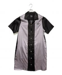 stussy（ステューシー）の古着「半袖ワンピース」｜ブラック