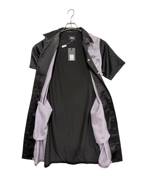 stussy（ステューシー）stussy (ステューシー) 半袖ワンピース ブラック サイズ:S 未使用品の古着・服飾アイテム