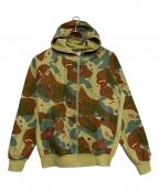 BILLIONAIRE BOYS CLUBビリオネアボーイズクラブ）の古着「ジップパーカー」｜オリーブ