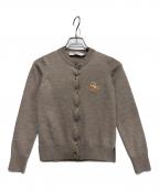maison kitsuneメゾンキツネ）の古着「厚手カーディガン」｜ブラウン