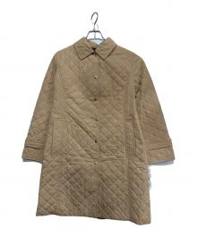 BURBERRY（バーバリー）の古着「キルティングステンカラーコート」｜ベージュ