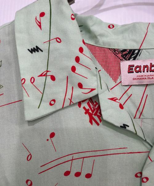 EANBE（イアンベ）eanbe (イアンベ) アロハシャツ グリーン サイズ:Lの古着・服飾アイテム