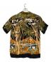 HAWAIIAN (ハワイアン) アロハシャツ ブラック×グリーン サイズ:L：15000円