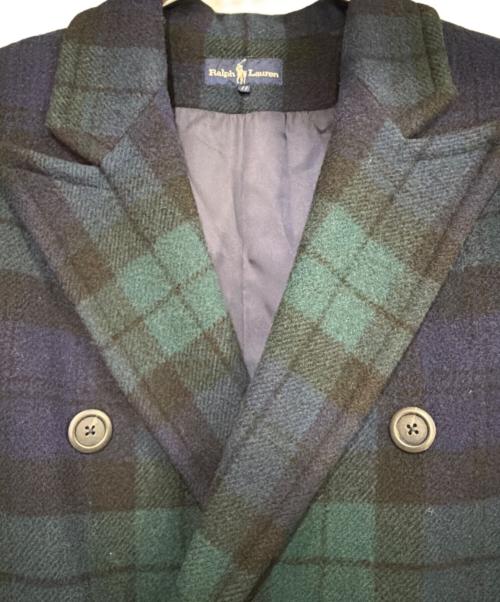 RALPH LAUREN（ラルフローレン）RALPH LAUREN (ラルフローレン) ダブルコート ネイビー サイズ:11の古着・服飾アイテム