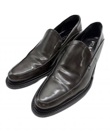 中古・古着通販】PRADA (プラダ) ローファー グレー サイズ:36 1/2