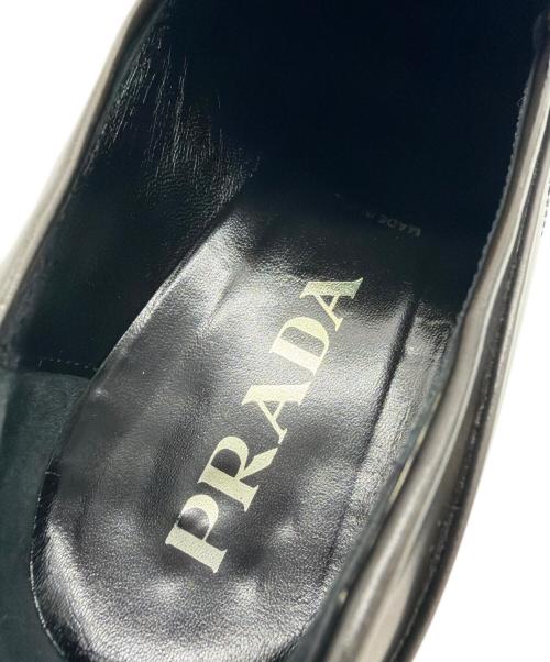 PRADA（プラダ）PRADA (プラダ) ローファー グレー サイズ:36　1/2の古着・服飾アイテム