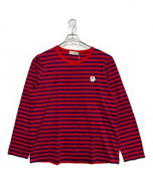 marimekko（マリメッコ）の古着「長袖カットソー」｜レッド×パープル