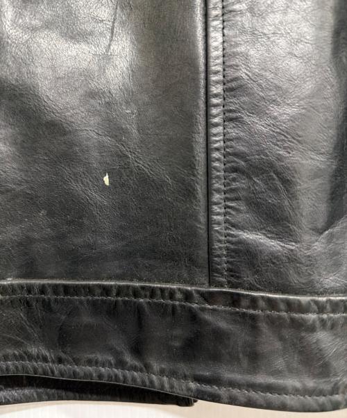 GAP（ギャップ）GAP (ギャップ) シングルレザージャケット ブラック サイズ:XXSの古着・服飾アイテム