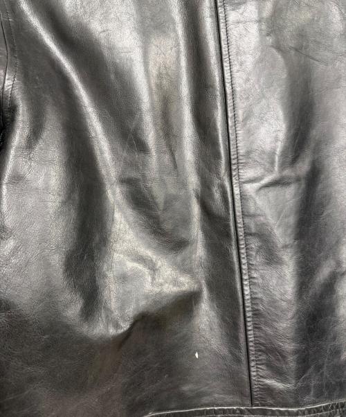 GAP（ギャップ）GAP (ギャップ) シングルレザージャケット ブラック サイズ:XXSの古着・服飾アイテム