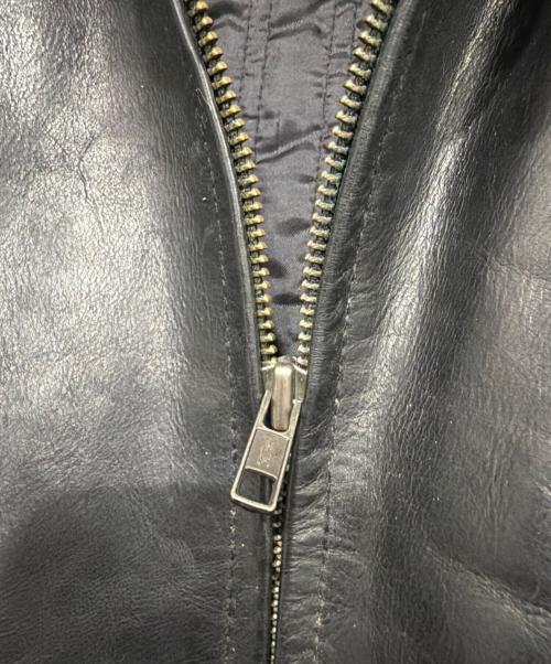 GAP（ギャップ）GAP (ギャップ) シングルレザージャケット ブラック サイズ:XXSの古着・服飾アイテム