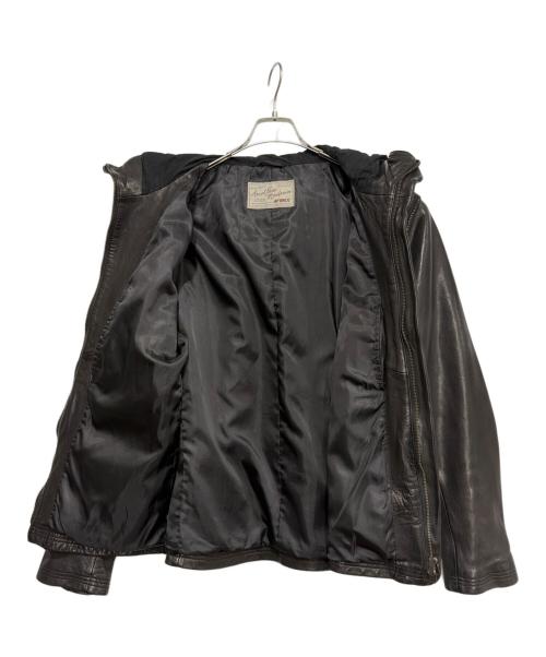 AVIREX（アヴィレックス）AVIREX (アヴィレックス) レザージャケット ブラック サイズ:-の古着・服飾アイテム