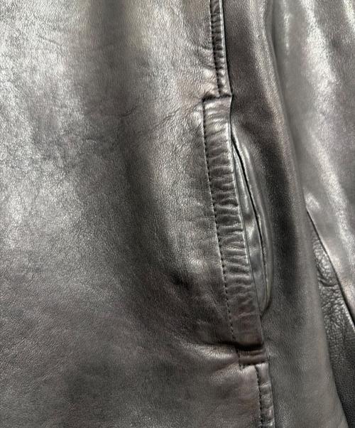 AVIREX（アヴィレックス）AVIREX (アヴィレックス) レザージャケット ブラック サイズ:-の古着・服飾アイテム