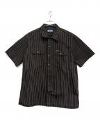 IRON HEARTアイアンハート）の古着「ウォバッシュメカニックシャツ」｜ブラック