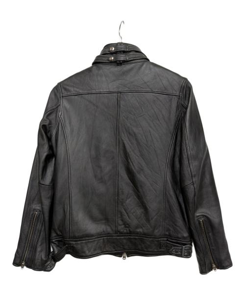 JACKROSE（ジャックローズ）JACKROSE (ジャックローズ) ラムレザージャケット ブラック サイズ:5の古着・服飾アイテム