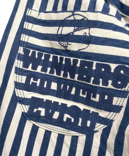 EVISU（エヴィス）EVISU (エヴィス) デニムパンツ ホワイト×ブルー サイズ:34の古着・服飾アイテム