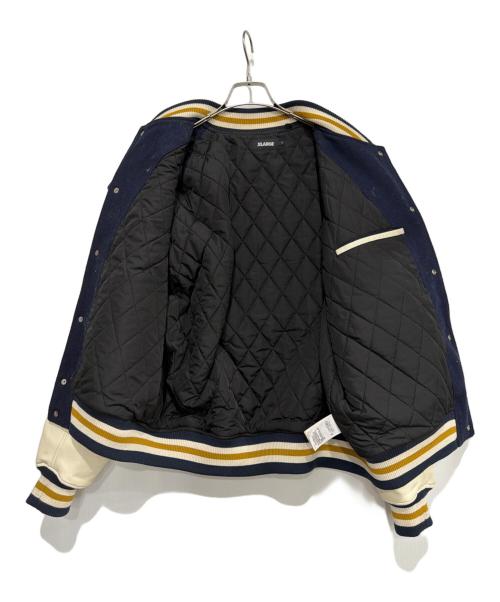 X-LARGE（エクストララージ）X-LARGE (エクストララージ) OG ロゴ バーシティ ジャケット ネイビー サイズ:Lの古着・服飾アイテム