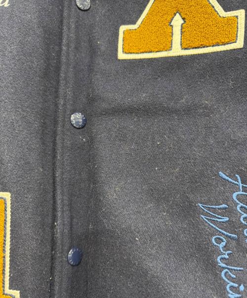 X-LARGE（エクストララージ）X-LARGE (エクストララージ) OG ロゴ バーシティ ジャケット ネイビー サイズ:Lの古着・服飾アイテム